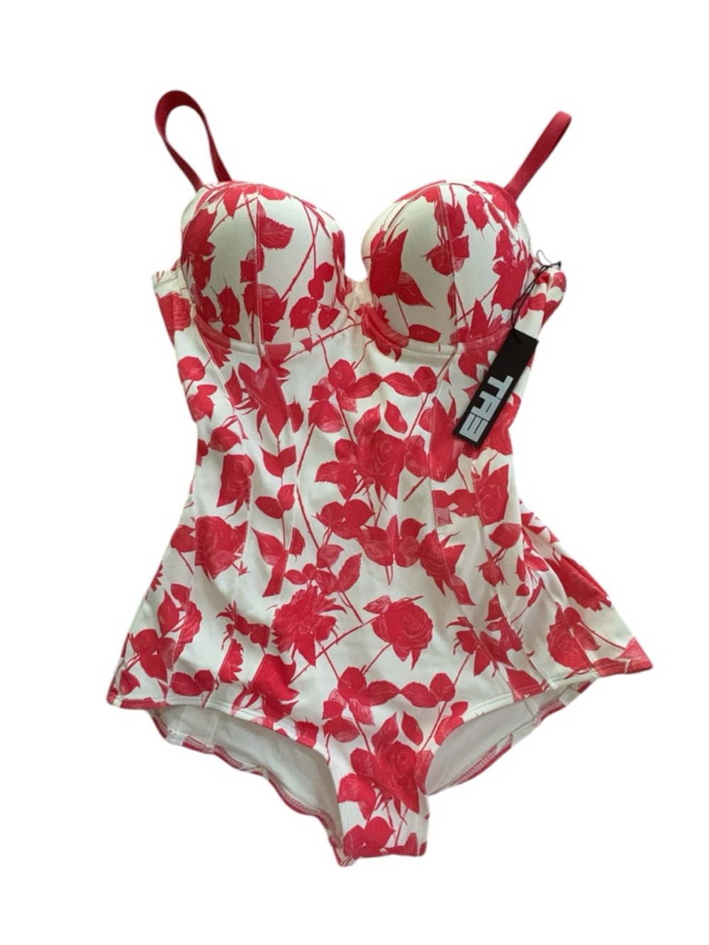 NWT TA3 Lushy Hipster Rosey Mega Sculpting One Piece Swimsuit Med Short D/DD - Picture 4 of 8